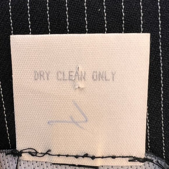 Tina Hagen VTG Wool Blazer Medium Artsy 4 Fabric Patterns Black Gray Silver Sz M - Picture 15 of 15